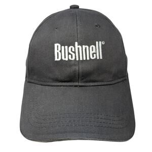 Bushnell Strapback Baseball Cap Gray One Size Adjustable Embroidered 6 Panel